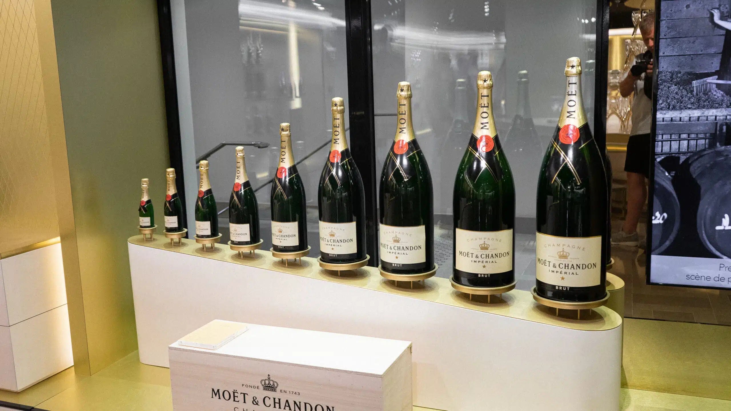 Størrelser på champagneflasker