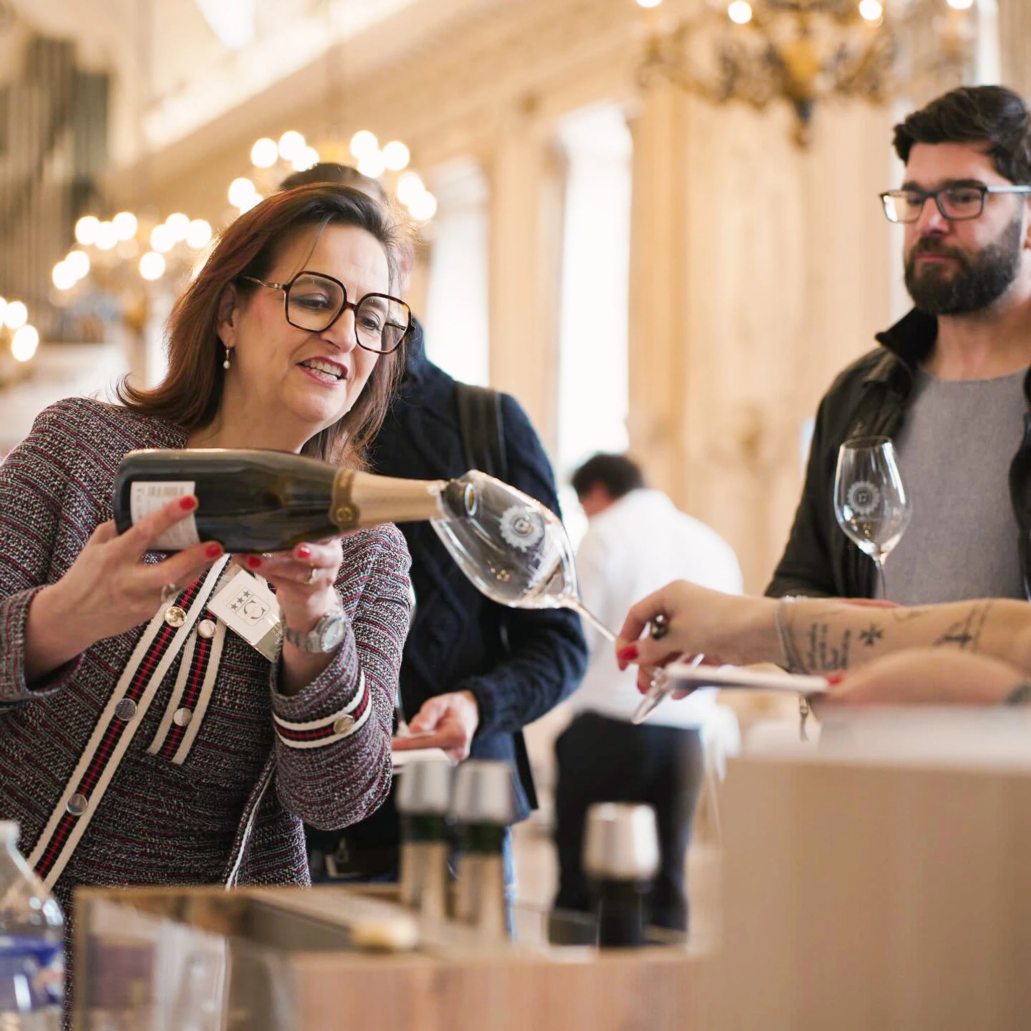 Champagne Chapuy, Elodie skænker til Printemps des Champagne, Familieejet producent  fra byen Oger i Côte des Blancs