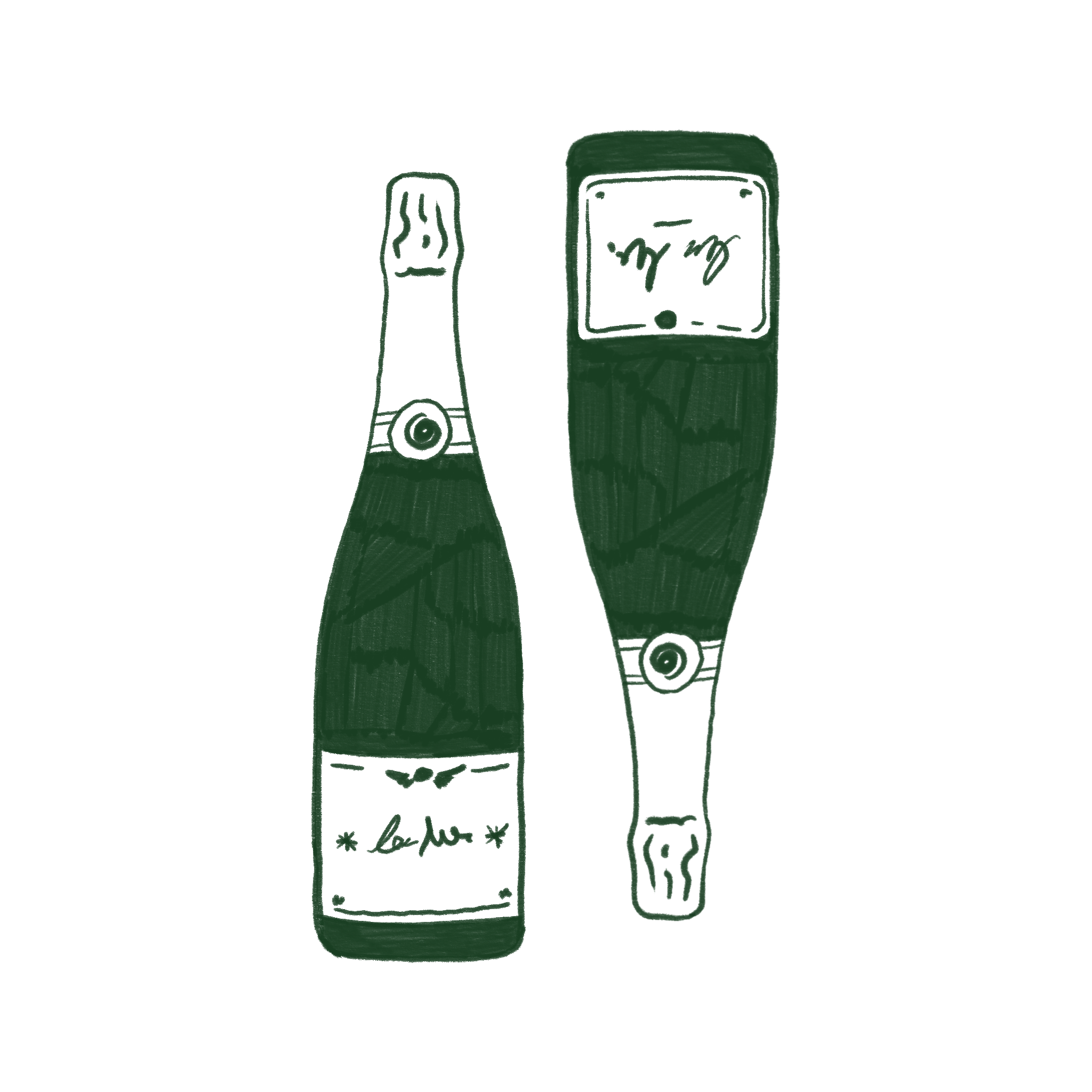 champagne passion club - illusstration hvad er der i kassen