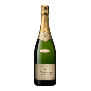 H Goutorbe, Millesime, Vintage, Champagne, Guld, Champagneflaske